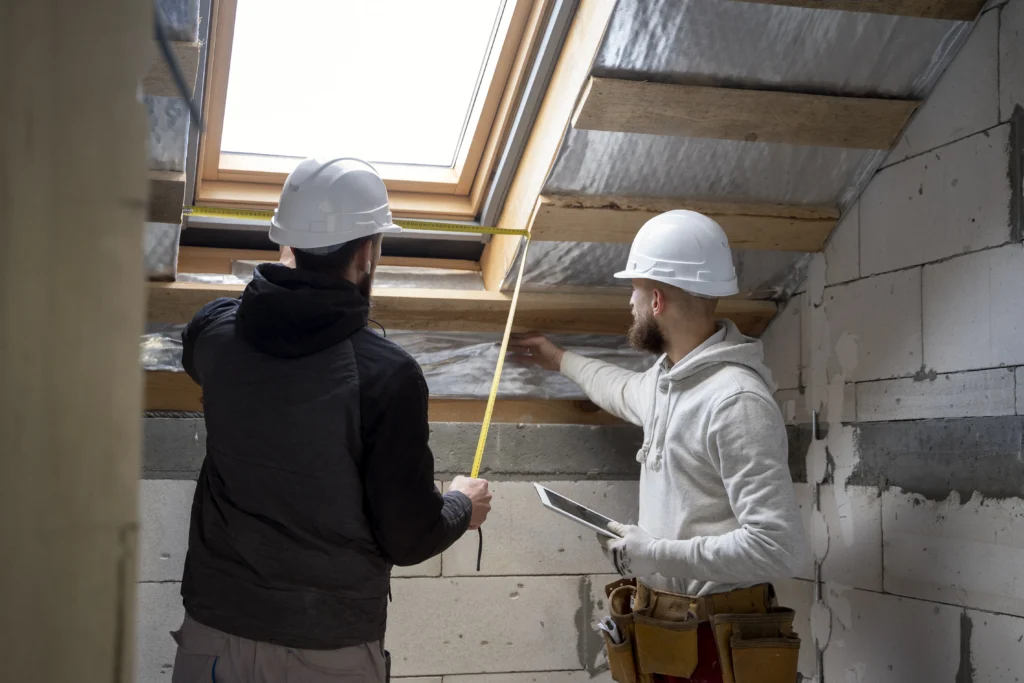 Posa di pannelli per rivestimento termico su parete